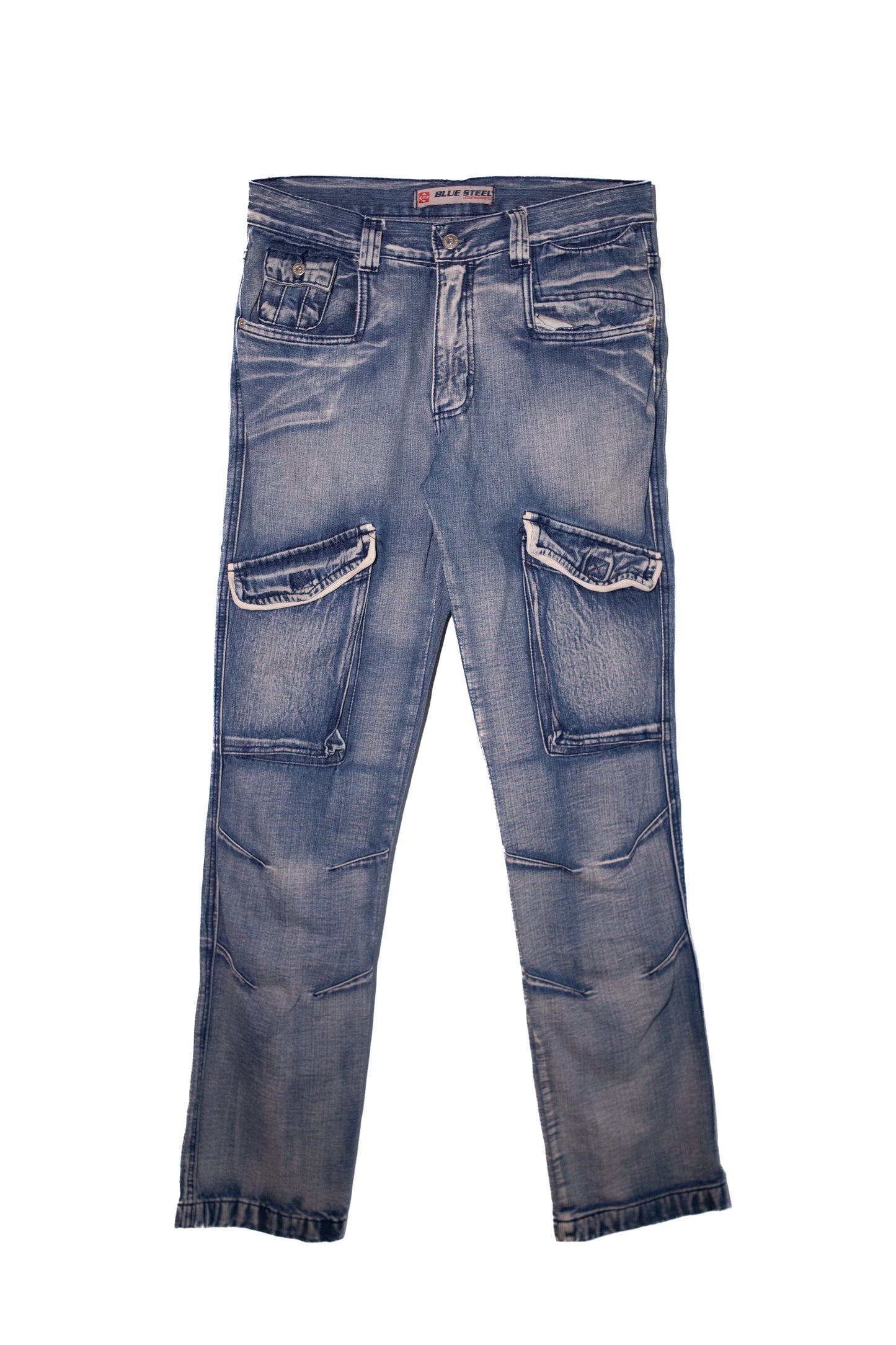 jeans cargo bluesteel